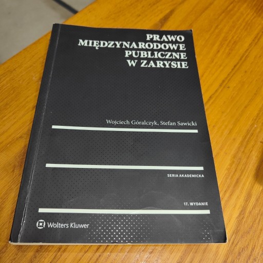 Zdjęcie oferty: Prawo międzynarodowe publiczne w zarysie