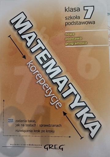 Zdjęcie oferty: Matematyka-korepetycje klasa 7