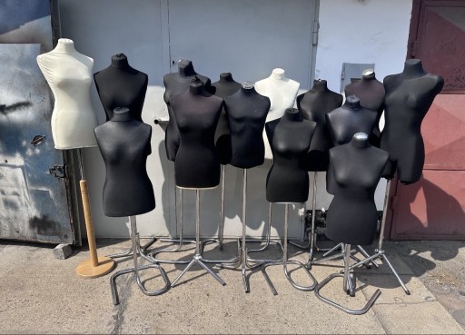 Zdjęcie oferty: Manekiny krawieckie męskie i damskie na metalowej nóżce regulowane