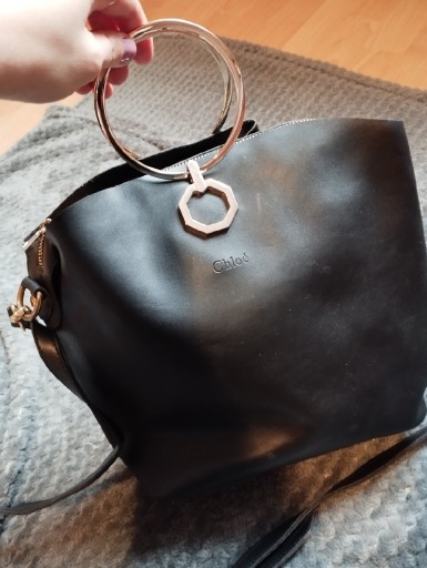 Zdjęcie oferty: Czarna klasyczna torebka Chloe 