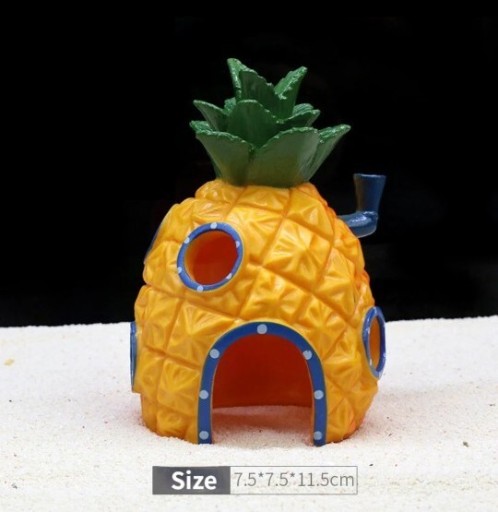 Zdjęcie oferty: Ozdoba do akwarium ananas bikini dolne SpongeBob 