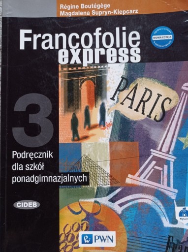 Zdjęcie oferty: Francofolie express 3 Wydawnictwo PWN podręcznik 