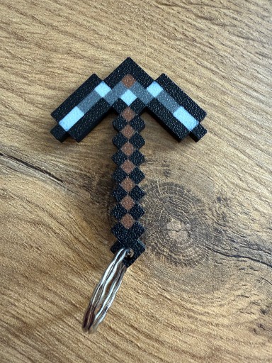 Zdjęcie oferty: Brelok Minecraft Pickaxe Keychain 3D 67x51 mm