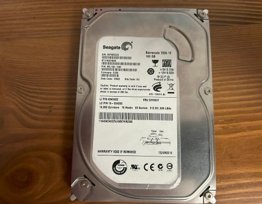 Zdjęcie oferty: Dyski twarde - 160GB