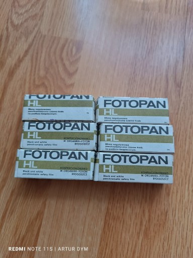 Zdjęcie oferty: FOTOPAN / FOTON / film HL 120__ 6x9 == 26/27 DIN