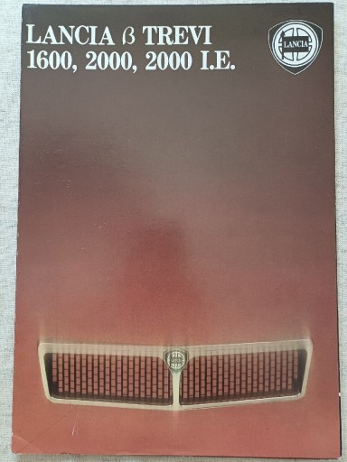 Zdjęcie oferty: Prospekt Lancia Trevi 1600/2000 I.E. 1980r.UNIKAT