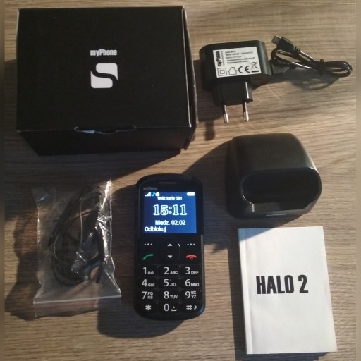 Zdjęcie oferty: Telefon dla seniora - myPhone Halo 2 czarny