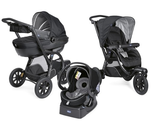 Zdjęcie oferty: Chicco Active 3-gondola+spacerówka+fotelik+baza