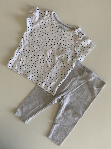 Zdjęcie oferty: LUPILU Komplet niemowlęcy bluzka legginsy 62/68