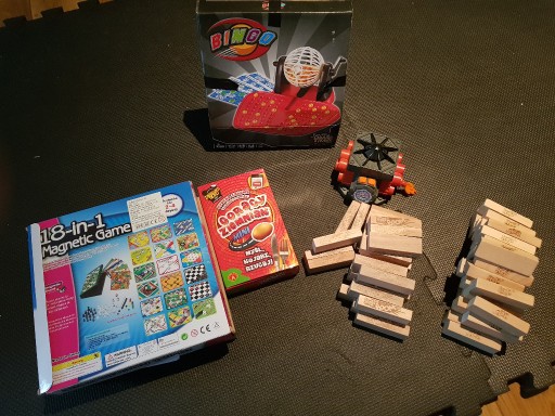 Zdjęcie oferty: 18 gier, gorący ziemniak, bingo, jenga i jenga boom