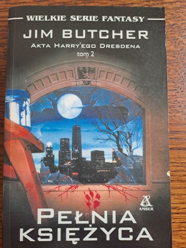 Zdjęcie oferty: Jim Butcher - Pełnia księżyca. Akta Dresdena tom 2