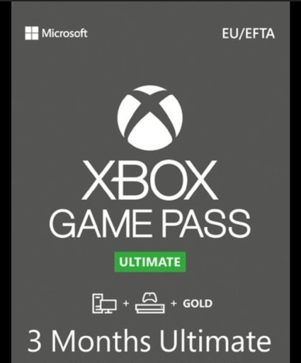 Zdjęcie oferty: Xbox game pass 3 months ultimate 