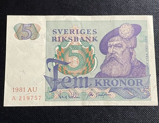 Zdjęcie oferty: 5 koron 1981r Szwecja