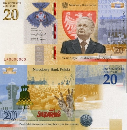 Zdjęcie oferty: 20zł Lech Kaczyński NBP