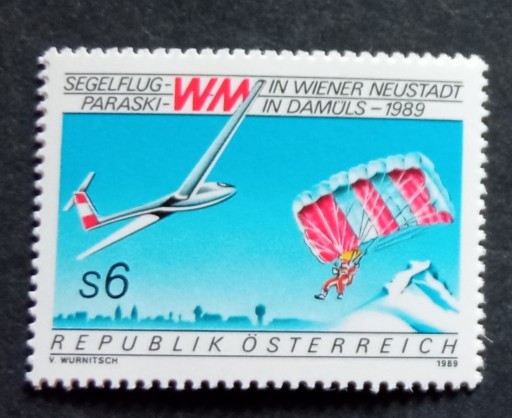 Zdjęcie oferty: Znaczki** Austria 1989r Mi1947 Lotnictwo