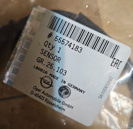 Zdjęcie oferty: Czujnik temperatura spalin DPF Opel Astra J Mokka 