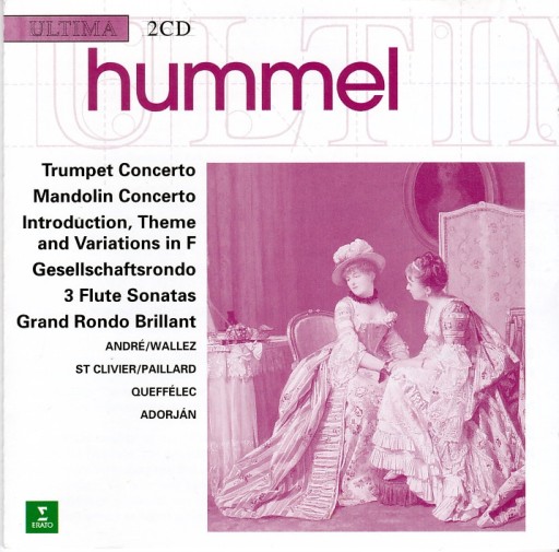 Zdjęcie oferty: Hummel / Conc ,Sonatas / Paillard ,Wallez ,Adorjan