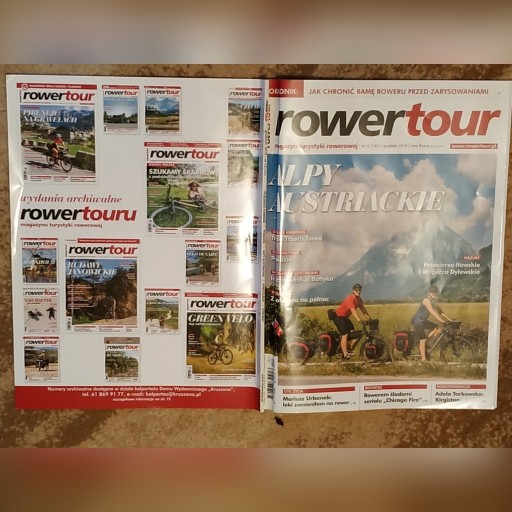 Zdjęcie oferty: Miesięcznik ROWERTOUR -7zł/szt