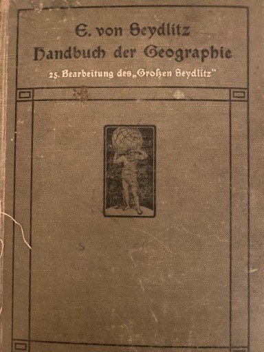 Zdjęcie oferty:  Handbuch der Geographie - E. von Seydlitz