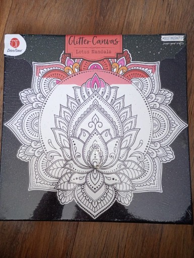 Zdjęcie oferty: Nowa kolorowanka na płótnie brokatowym 