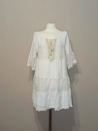 Zdjęcie oferty: Biała sukienka w stylu Boho