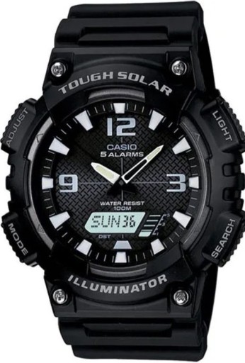 Zdjęcie oferty: Zegarek czarny CASIO Solar AQ-S810W-1AVDF