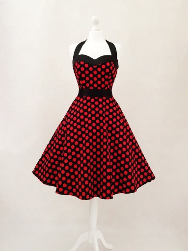 Zdjęcie oferty: sukienka z odkrytymi ramionami letnia plażowa 50s