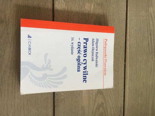 Zdjęcie oferty: Prawo cywilne część ogólna Z. Radwański A. Olejnic