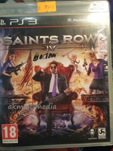 Zdjęcie oferty: Saints Row IV na PS3 instrukcja PL
