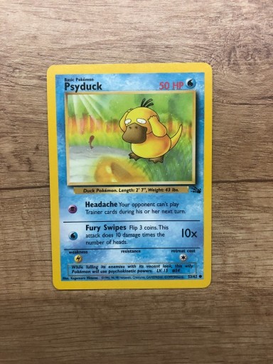 Zdjęcie oferty: Karta Pokemon Psyduck Fossil 53/62