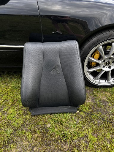 Zdjęcie oferty: Oparcie skóra materiał fotela Mercedes w220 lift