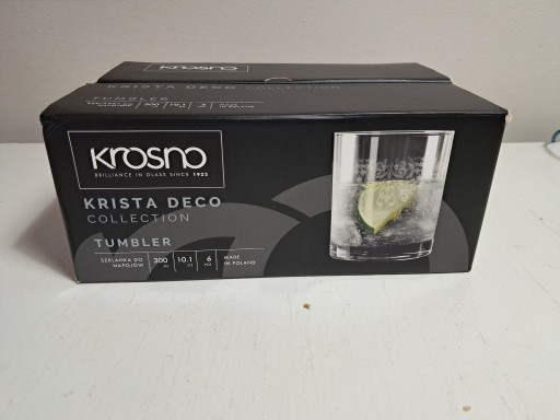 Zdjęcie oferty: Szklanki do whisky KROSNO Krista Deco 300 ml 6 szt