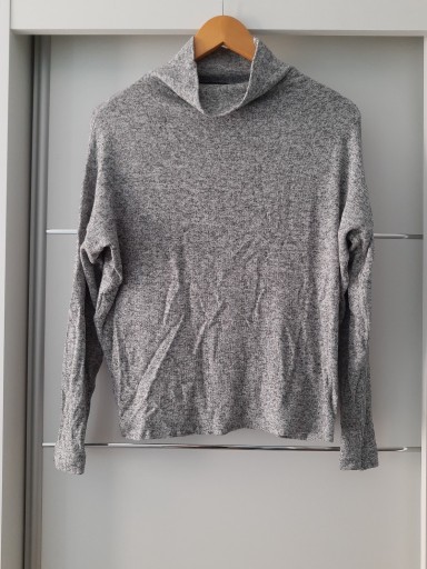 Zdjęcie oferty: Szary wiskozowy sweter z półgolfem r. S Reserved