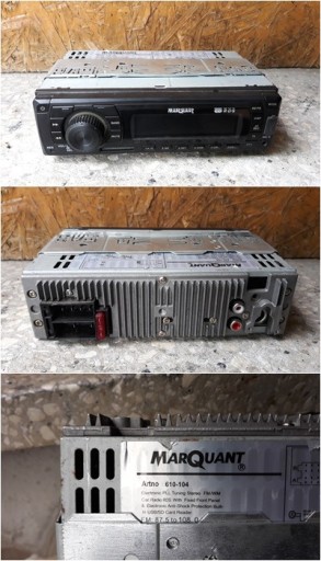 Zdjęcie oferty: Radio Marquant 610-104 SD USB AUX Kompletne Warto