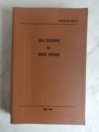 Zdjęcie oferty: Area Handbook for North Vietnam 1967 NAM Era