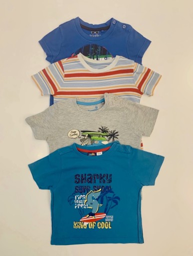 Zdjęcie oferty: T-shirt zestaw 4 Koszulek dziecięcych 86/92