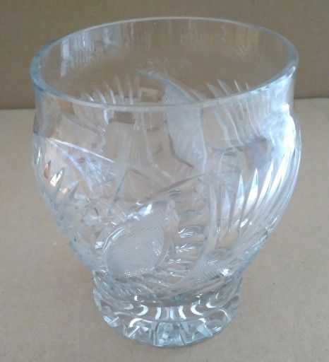 Zdjęcie oferty: szklanka wazonik PRL wyjątkowy wzór unikat