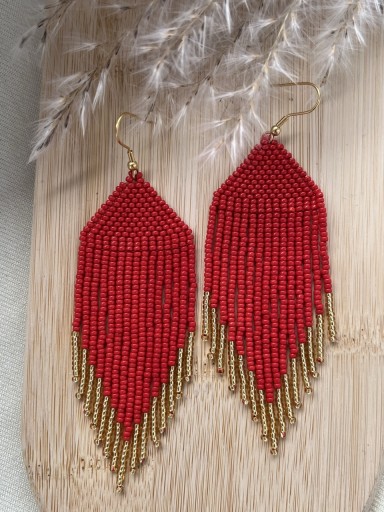 Zdjęcie oferty: Kolczyki z japońskich koralików.