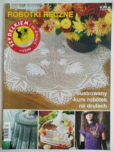 Zdjęcie oferty: Najładniejsze robótki ręczne. Szydełkiem i na drutach. Nr 2/2019.