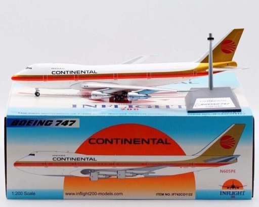 Zdjęcie oferty: Boeing 747-200 Continental InFlight200 
