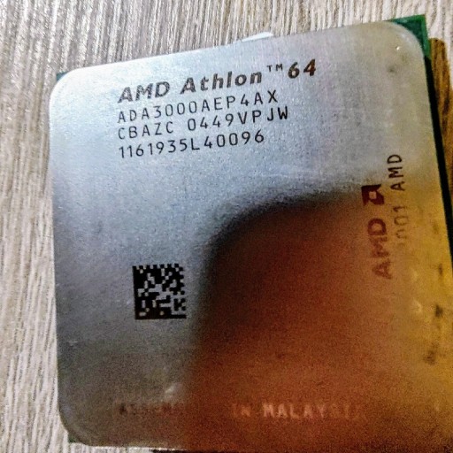 Zdjęcie oferty: Procesor AMD Athlon 64 3000+ s754 ... krzywe piny