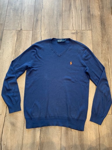 Zdjęcie oferty: Niebieski sweter Ralph Lauren rozmiar S 