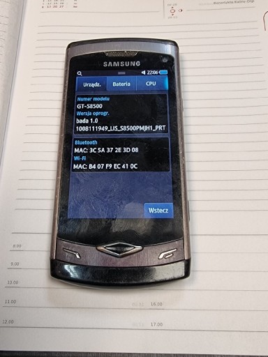 Zdjęcie oferty: Samsung gt-s8500