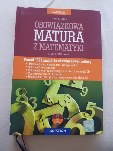 Zdjęcie oferty: Obowiązkowa Matura z Matematyki 2011