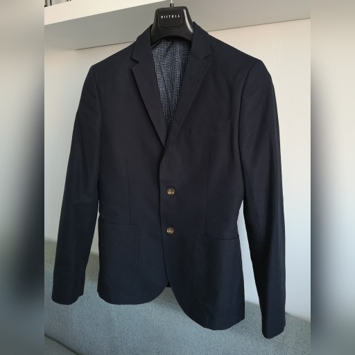 Zdjęcie oferty: Marynarka H&M 48 s/M len slim fit zara