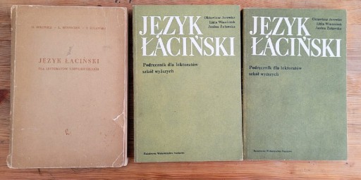 Zdjęcie oferty: 3 Podręczniki język Łaciński