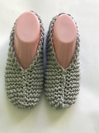 Zdjęcie oferty: Kapcie bawełniane, roz. 38-39, handmade