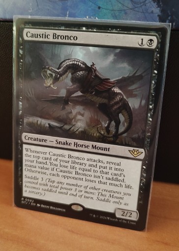 Zdjęcie oferty: Karta Magic: the Gathering - Caustic Bronco