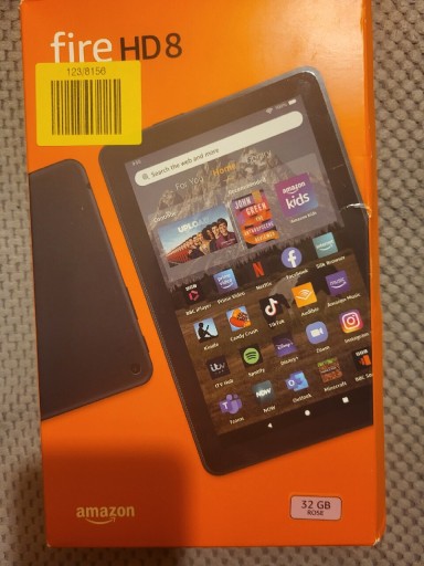 Zdjęcie oferty: Tablet Amazon Fire Hd 8 32 GB Hexa różowy ALEXA 