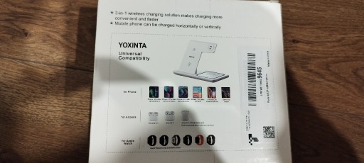 Zdjęcie oferty: Ładowarka 3 w 1 Appla iPhone zegarek słuchawki 